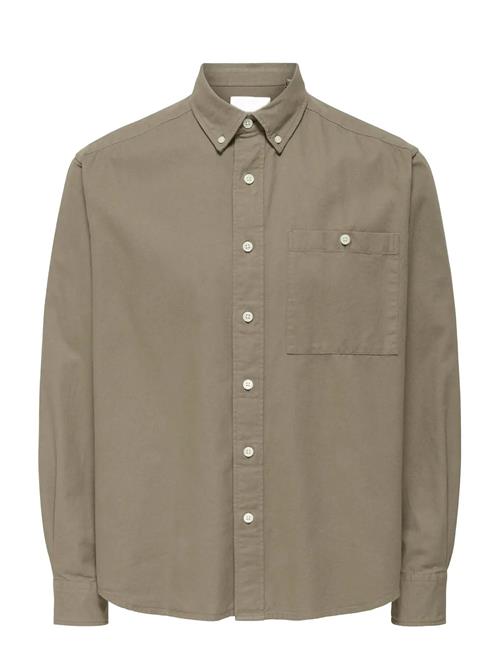 ONLY & SONS | Onslennart Loose Oxford Shirt 0382 | L