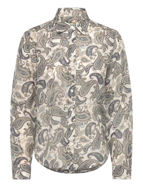 GANT | Reg Paisley Cot Silk Shirt | 40