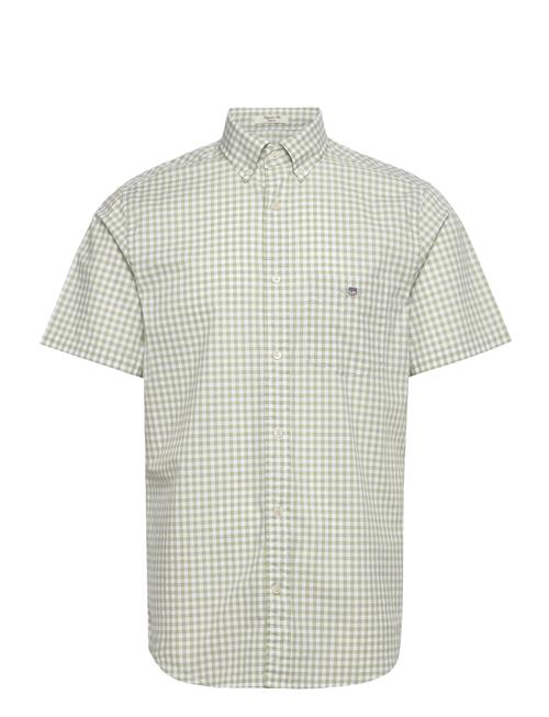 GANT | Reg Classic Poplin Gingh Ss Shirt | XL