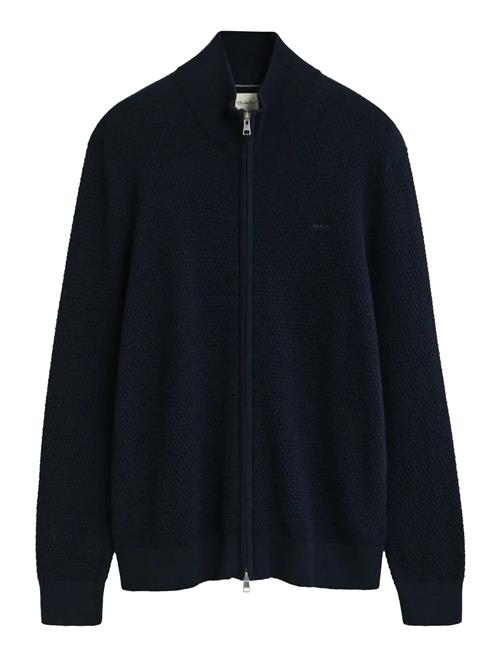 GANT | Textured Cotton Merino Cardigan | L