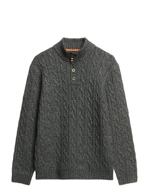 Superdry | Cable Button Neck Jumper | L