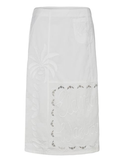 Stella Nova | Elements Embroidered Cotton Skirt | 34