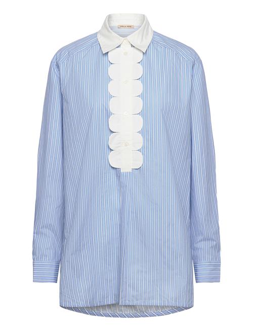 Stella Nova | Striped Shirt With Scallops | 36