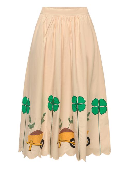 Stella Nova | Embroidered Midi Skirt With Scallop | 38