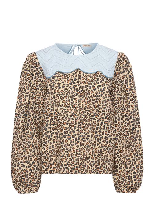 Stella Nova | Leopard Blouse With Embroidery | 34