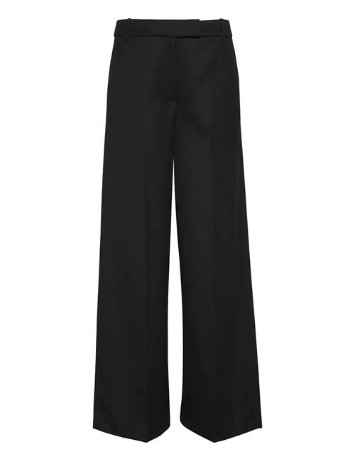 Calvin Klein | Wool Gaberdine Wide Leg Trouser | 34