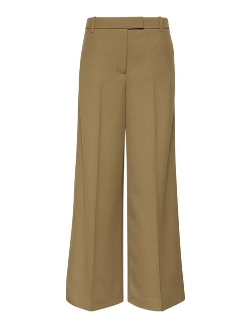 Calvin Klein | Wool Gaberdine Wide Leg Trouser | 36