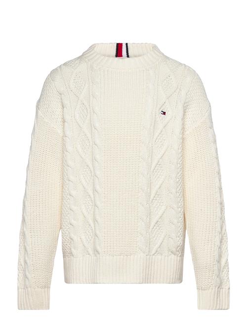 Tommy Hilfiger | Cotton Cable Mix Graphic Sweater | 152