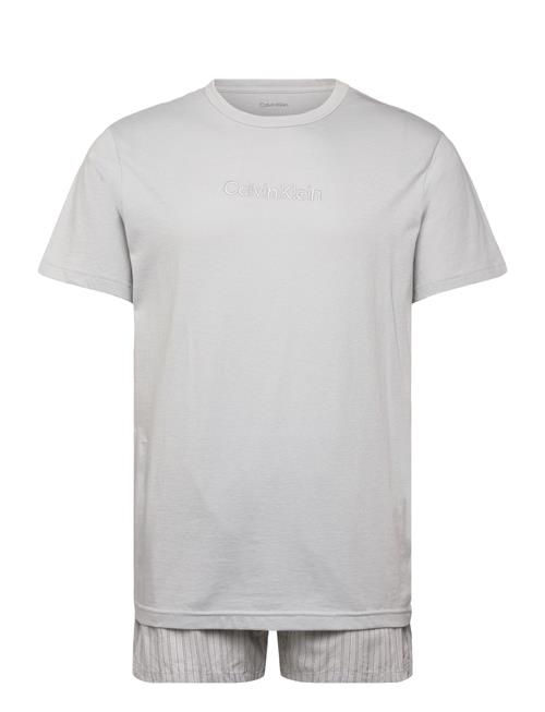 Calvin Klein | S/S Crew Poplin Boxer Set | S