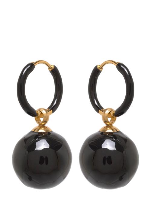 Bud to rose | Brea Hoop Black/Silver | ONE SIZE