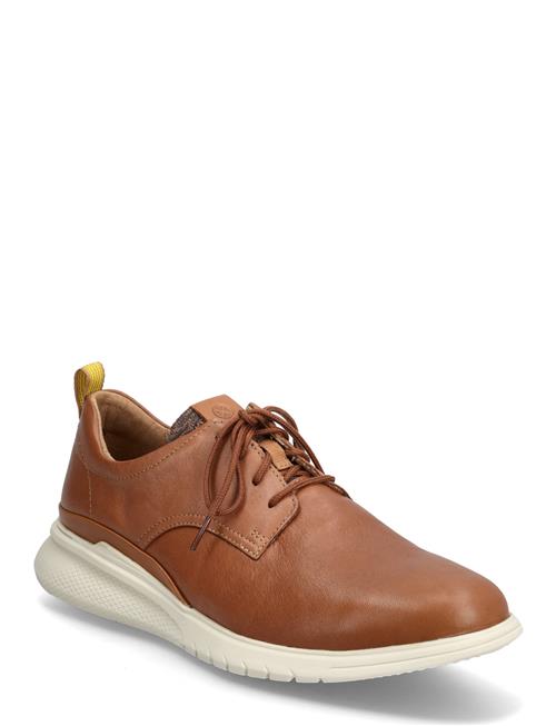 Hush Puppies | Men's Advance Laceup  - Cognac Leather | 45