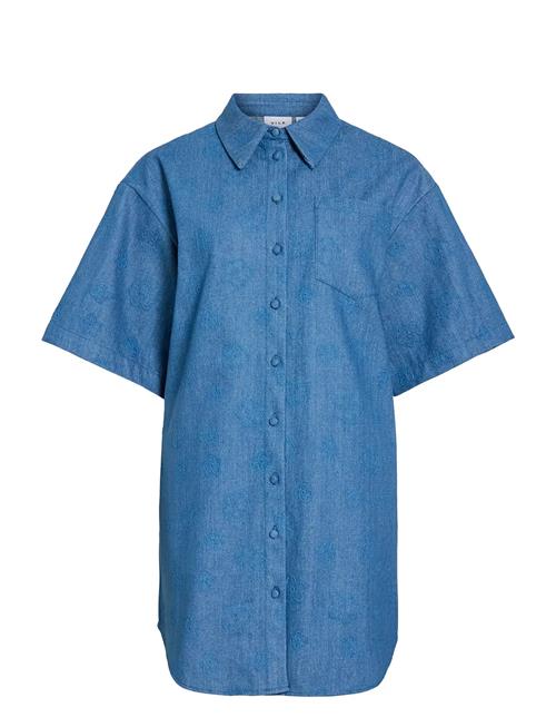 Vila | Viluna 3/4 Denim Shirt Dress | 34