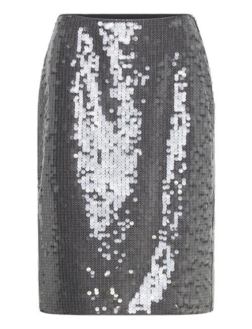 ROTATE | Net Sequin Midi Skirt | 38