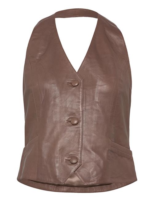 DEPECHE | Kimmidep Leather Vest | 38