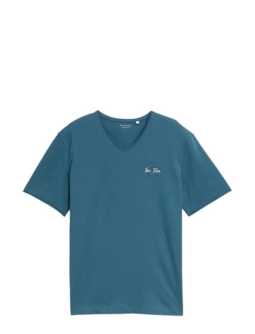 Tom Tailor | Printed V-Neck T-Shirt | XXL