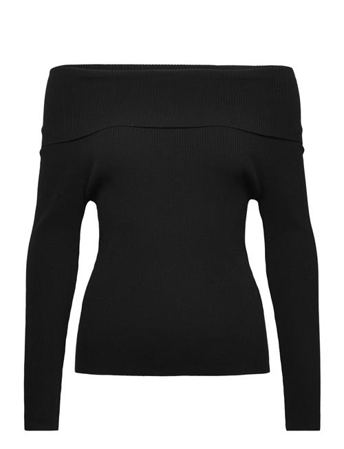 A-View | Rib Offshoulder Blouse | L