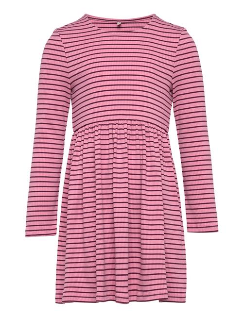 Kids Only | Kmgmaude Life Stripe Ls O-Neck Dress Jrs | 128