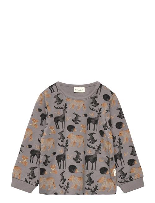 Minymo | T-Shirt Ls Aop Sweat | 80