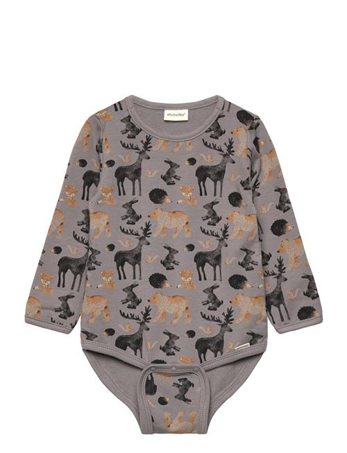 Minymo | Body Ls Aop Sweat | 50