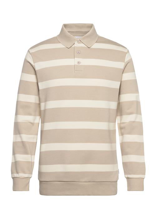 Lindbergh | Striped Polo Sweatshirt L/S | XXL