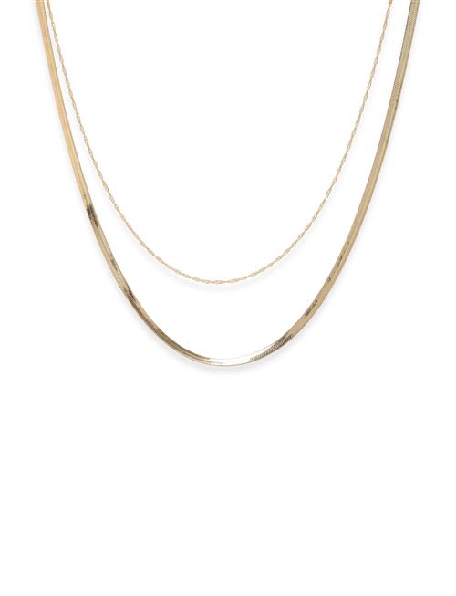 Pilgrim | Ea Necklace 2-In-1 Gold-Plated | ONE SIZE