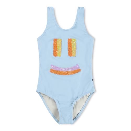 Molo Nika Badedragt Blue Face  Blue Face 128 cm  Blå  128 cm  kvinde