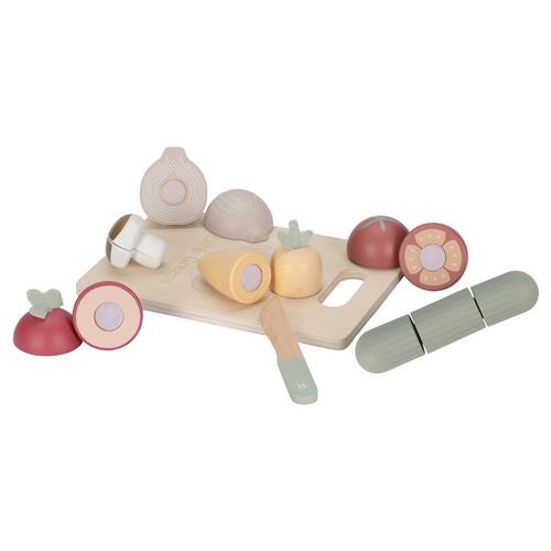 Little Dutch Skære Grøntsager Multi  Multi-OS Wood Rød  One Size 2 Y+ unisex