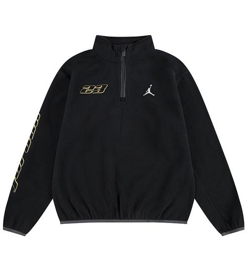 Jordan Fleecetrøje - Sort m. Guld