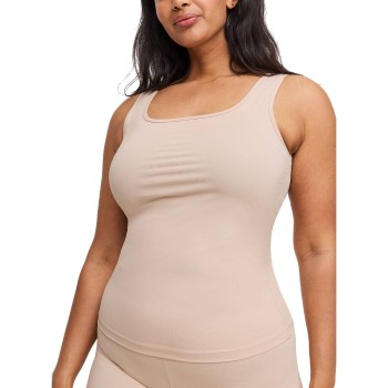 Swegmark Essence Tank Top Cool And Dry Beige polyamid X-Large Dame