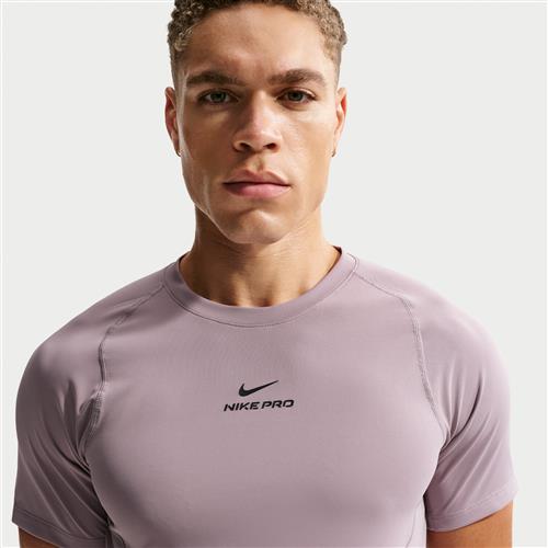 Kortærmet Nike Pro Dri-FIT-træningsoverdel til mænd - grå