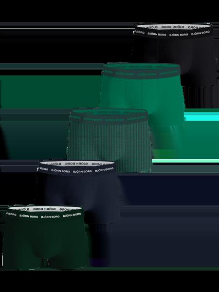 Björn Borg Cotton Stretch Trunks 5-pack Sort, XL