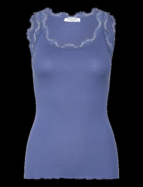 Rosemunde | Rwbabette Silk Sl U-Neck Long Lace | XS