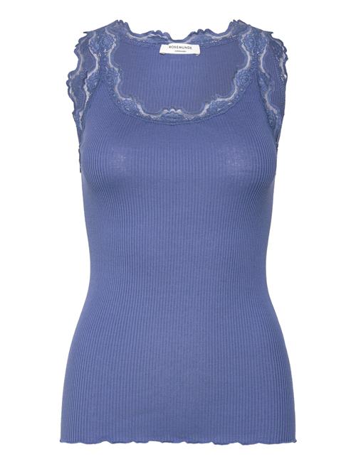 Rosemunde | Rwbabette Silk Sl U-Neck Long Lace | L