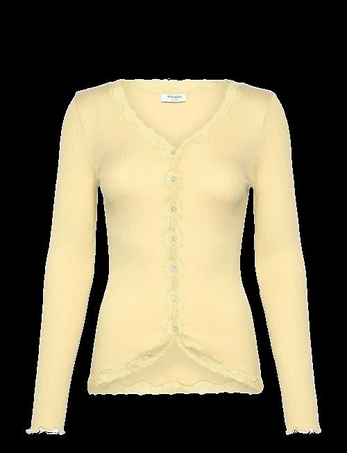 Rosemunde | Rwbabette Silk Ls V-Neck Lace Cardigan | S