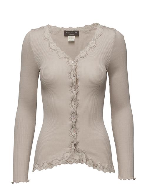 Rosemunde | Rwbabette Silk Ls V-Neck Lace Cardi | M