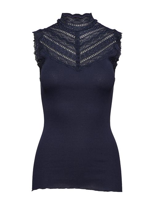 Rosemunde | Silk Top W/ Lace | L