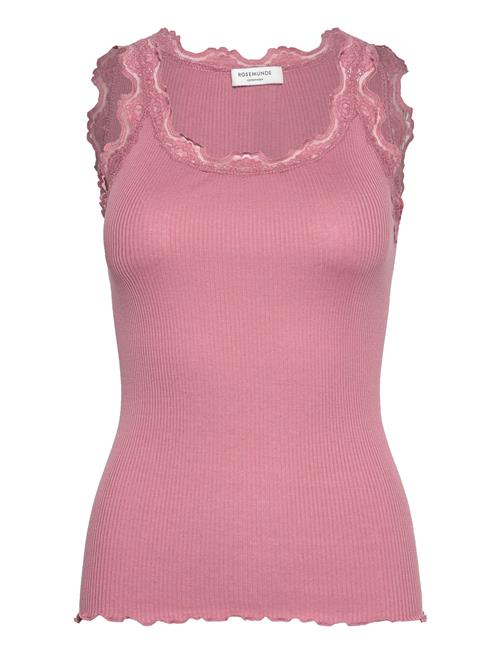 Rosemunde | Silk Top W/ Lace | XS
