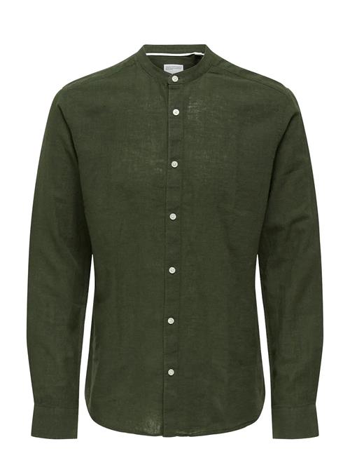 ONLY & SONS | Onscaiden Life Ls Linen Blend Mao Noos | S