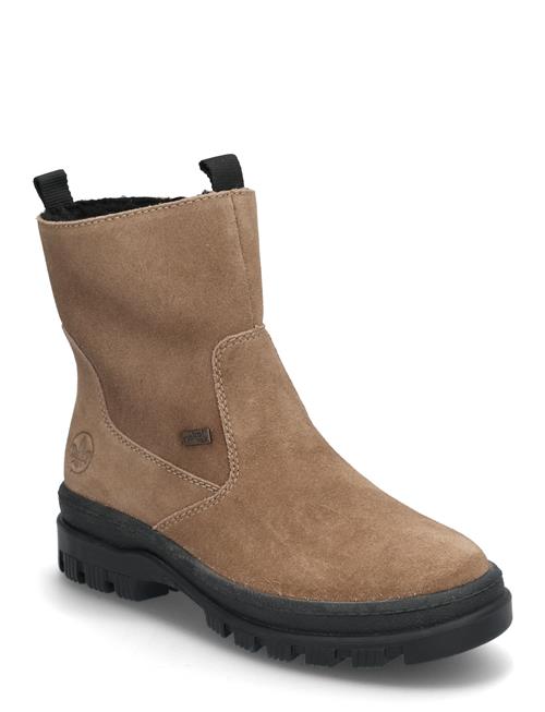 Rieker | Rieker Ladies Mid Height Boots X8250-64 Beige | 39