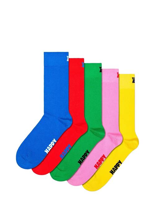 Happy Socks | 5-Pack Solid Socks | 36-40