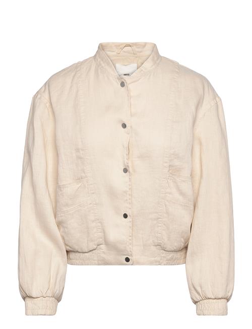 Mango | Buttons Linen-Blend Jacket | M