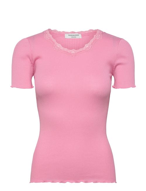 Rosemunde | Rwbeatha Silk Ss Lace T-Shirt | M