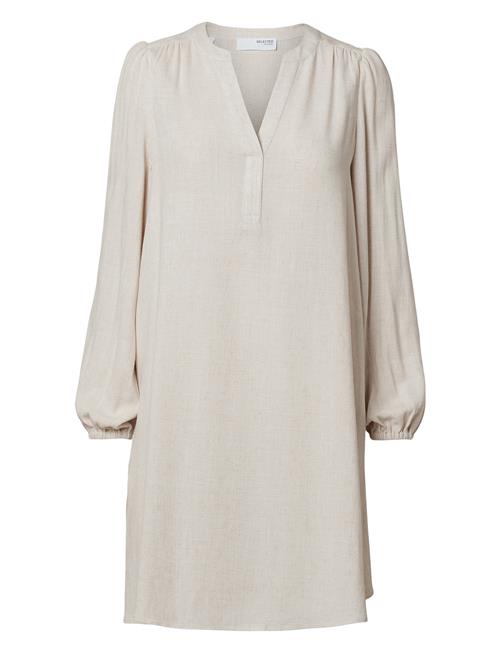 Selected | Slfviva Ls Short V-Neck Dress Noos | 40