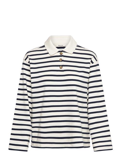 Selected | Slfwada Ls Stripe Collar Top Noos | L