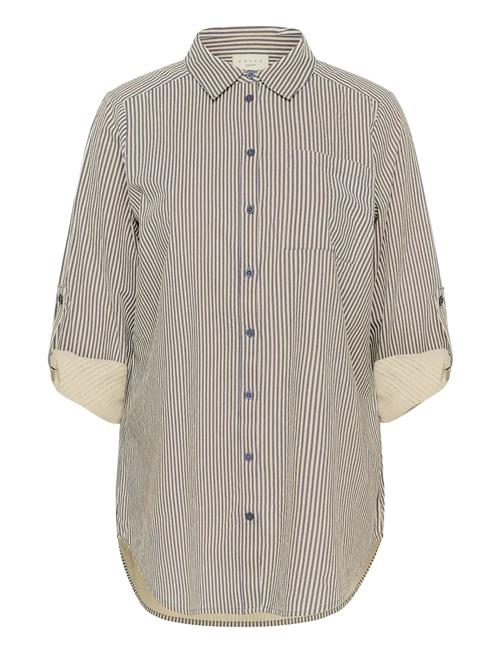 Kaffe Curve | Kcnana Striped Shirt Tunic | 50