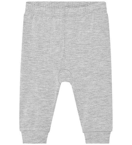 Minymo Natbukser - Viskose - Grey Melange
