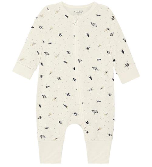 Minymo Heldragt l/æ - Viskose - Niagara Mist m. Planeter