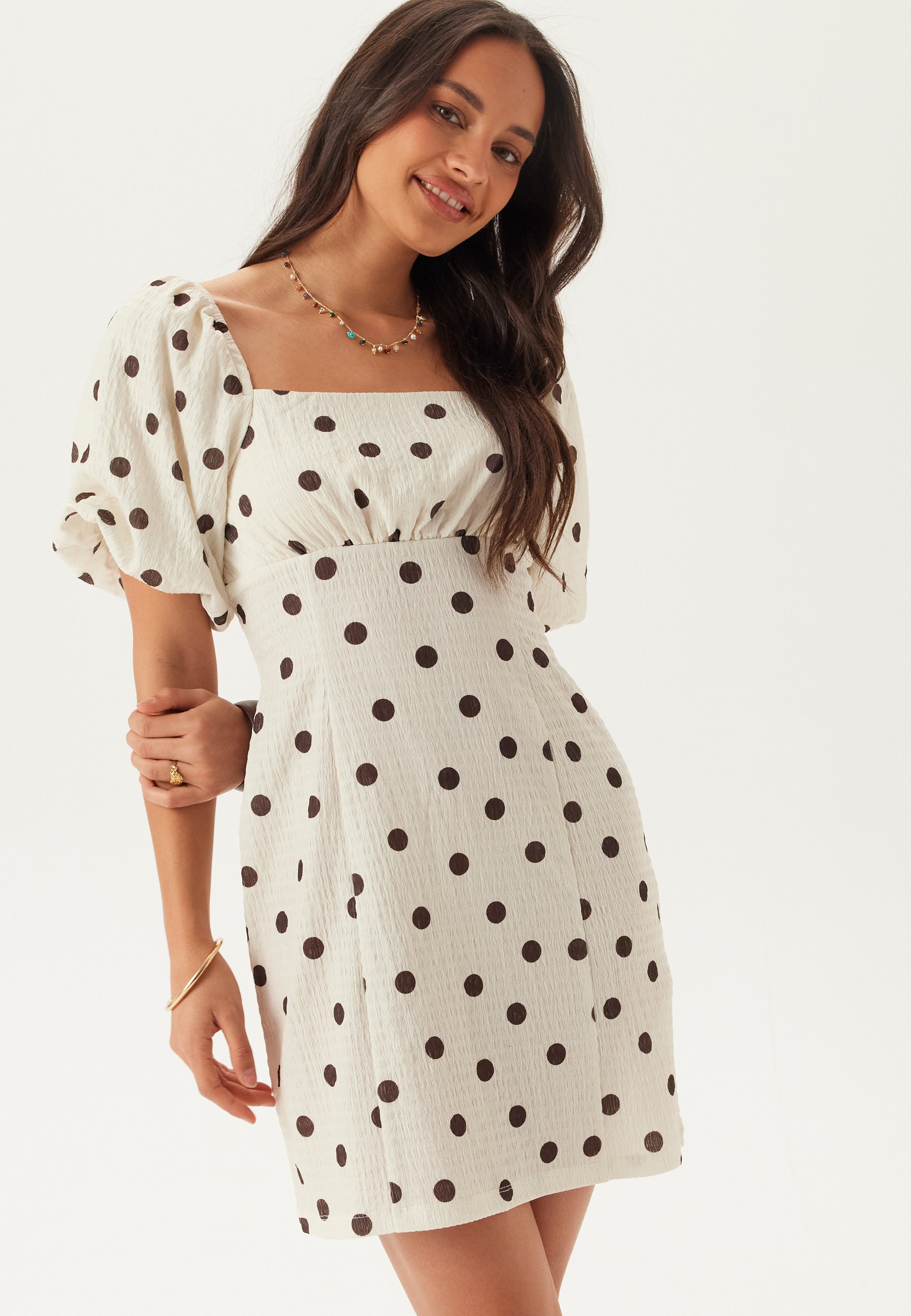 BUBBLEROOM Volume Sleeve Mini Dress