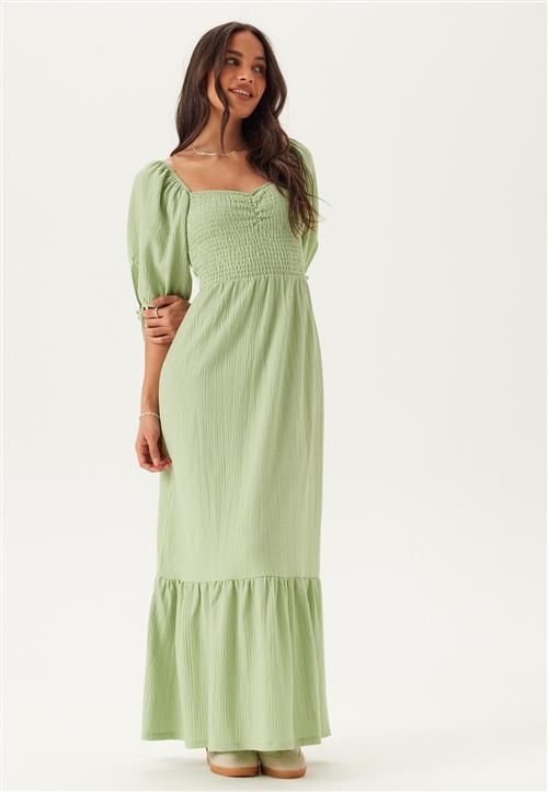 BUBBLEROOM Smock Maxi Dress