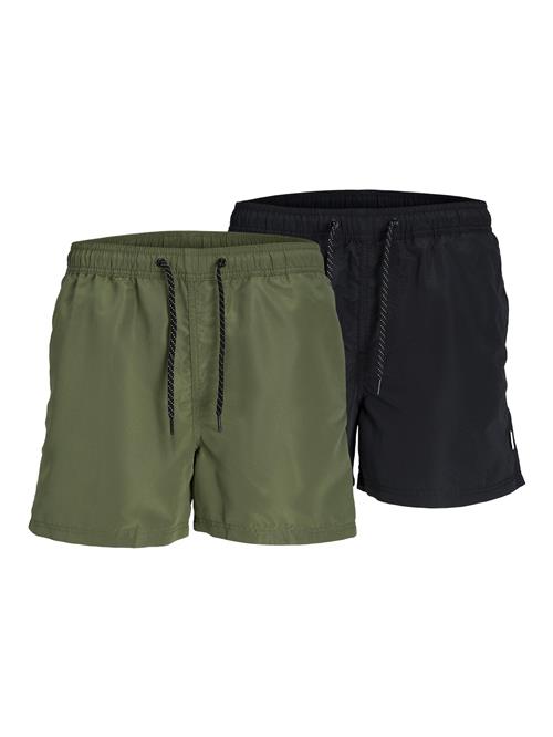 JACK & JONES Badeshorts  navy / oliven